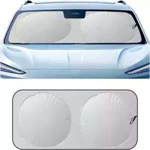 GAOLAOSY 자동차 앞유리 햇빛 가리개 접이식 열 차단 SUV 트럭을 위한 범용 반사 차량 내부 보호