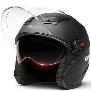 클래식 할리 오토바이헬멧 페이스 튼튼한 바이크 킥보드 엔코 2XL 범용 본프리 빈티지