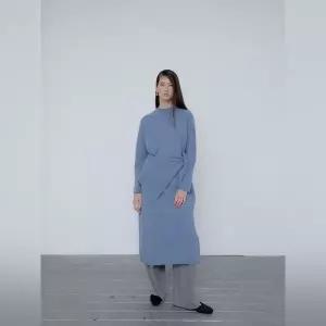 [롯데백화점]쥬크 홀가먼트 롱 원피스 & 숄 니트 머플러 (Z254KSE002)