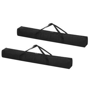 패티킬 35인치 삼각대 모노포드 케이스 가방 나일론 접이식 캠핑 의자 보관 교체 야외 여행 캠핑용 어깨 끈이 달린 휴대용 블랙