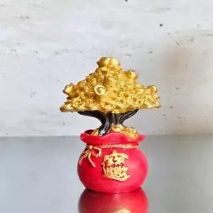 엽전 금전수 장식 풍수 소품 복주머니 재물운 금전운