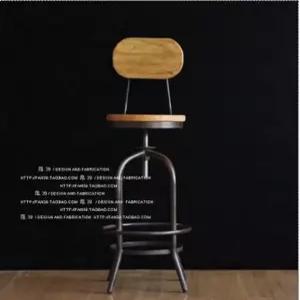 철제 높은 의자 식탁 원목 홈바 아일랜드식탁 바텐