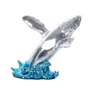 장식품 캐릭터 조각 고래 호텔 플로어 우주 거실용 장식 램프 인기 상점 예술 창의적