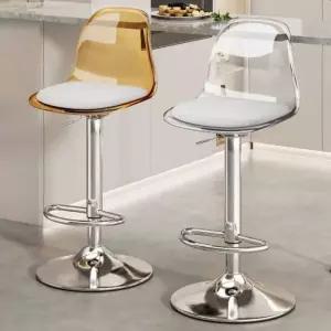 높이조절 홈바의자 리프트 시트 하이 1개 투명