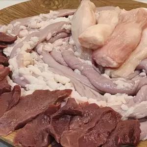 세트 곱창 염통 대창 한우 1kg