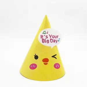 HYS 삐약이 고깔모자 아기꼬깔모자 파티햇