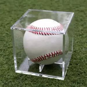 고급 야구공 케이스 투명 보관 진열함 야구볼케이스 장식 싸인볼 아크릴