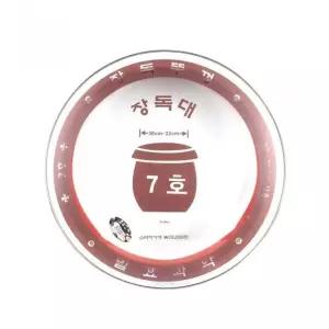 미니 유리 항아리 장뚜껑 덮개 장독대 장독뚜껑 7호 약30-33cm