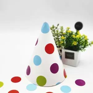 HYS 왕 땡땡이 고깔모자 생일고깔모자