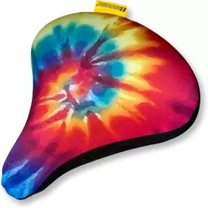 이스턴 바이크 빅 소프트 젤 시트 쿠션 커버 - 크루저 운동 고정 및 스핀을 위한 엑스트라 와이드 새들