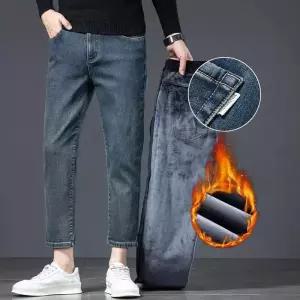 팬츠 남자 데님 동계 빈티지 가을 아이템 면린넨 스판 기모 잔발 트렌드 트렌디 프리미엄 8부 9부 HT4