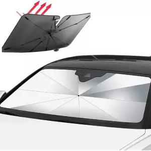 썬바이저 자동차 앞유리 햇빛가리개 블랙박스 우산형