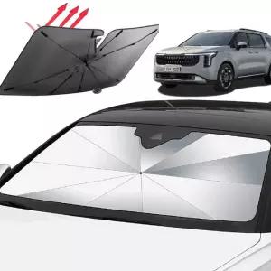 블랙박스형 카니발 링타입 햇빛가리개 우산형