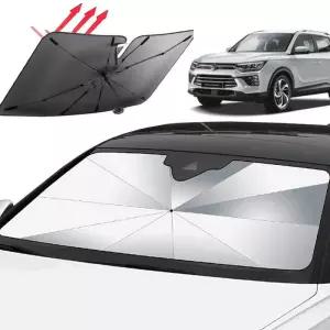 우산형 블랙박스형 햇빛가리개 코란도 링타입