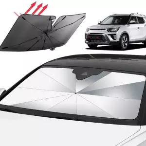 블랙박스형 햇빛가리개 링타입 우산형 티볼리