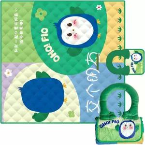 트레즈 트레이머 피크닉 담요 80인치 x 휴대용 야외 방수 캠핑 큰 두꺼운 매트(그린)