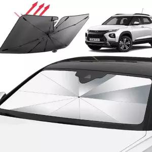 블랙박스형 링타입 햇빛가리개 트레일블레이저 우산형