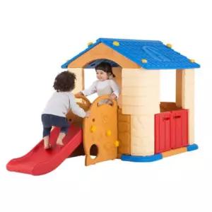 공간놀이 미끄럼틀 블루 하우스3 실내활동 놀이방 아동공간놀이 아동놀이집