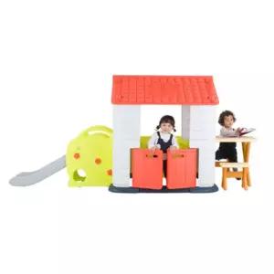 하우스4 미끄럼틀 코랄 집 실내기구 실내활동 키즈카페 유치원 미니하우스