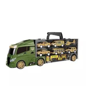 아기장난감 자동차캐리어 군용헬리콥터 유아기관 차장난감 작동완구 차수납