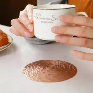 북유럽풍 컵받침대 티매트 컵홀더 커피 책상컵 실리콘컵 티받침 식탁 J7