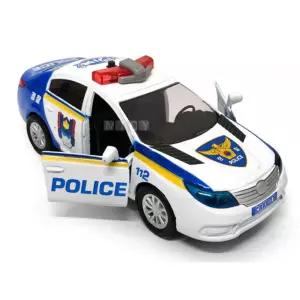 문열림 경찰차 불빛 소리나는 멜로디 차량 운전놀이 생일선물 자동차장난감