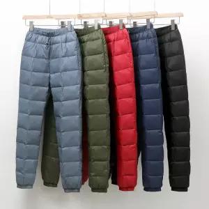 남성 오리털 다운팬츠 방한복 경량 방수 빅사이즈