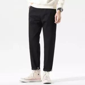 캐주얼 롱팬츠 면바지 남성바지 기모 9부 JEN3