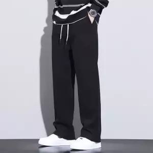 남성바지 배색 봄가을 스포츠 클래식 배기팬츠 하이 캐주얼팬츠 슬랙스 JEN3