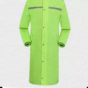 농사비옷 라임그린 레인코트 고품질 아웃도어 원피스 롱코트비