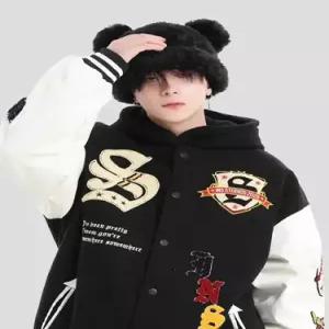 가을 겨울 캐주얼 남성패션 항공 점퍼 국정 커플 식모 타월 자수 야구복 DL4