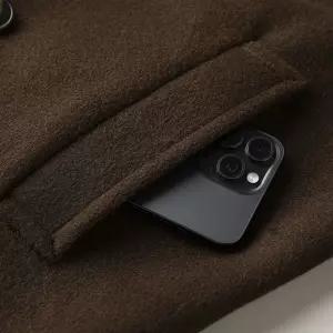 롱 하프 울 캐주얼 겨울 경량 코트 빅사이즈 남성패션 럭셔리 더블 DL4