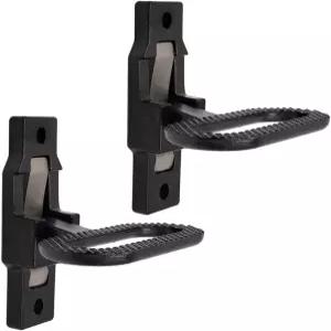 트럭 및 트레일러용 마이티 제품 2팩 아연 도금 강철 접이식 사이드 스텝 - 안전성 향상 사용자가 밟을 수