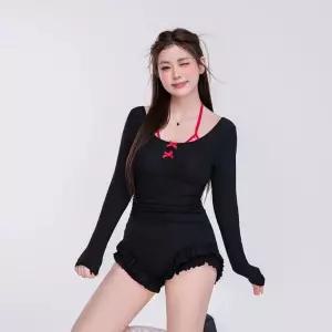 옥뚜브레 온천 바캉스 수영복 빅사이즈 보수형 여성원피스수영복 슬림핏 원피스 UNO1