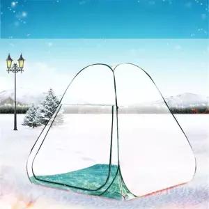 낚시용 간이 겨울 1인 텐트 투명 접이식 휴대용 천막 야외텐트 소형 조립식 캠핑