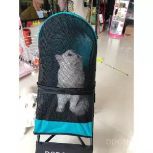 강아지 경량개모차 나들이 트레일러 유모차 그린 고양이 강아지유모차 반려견 웨건 소형견