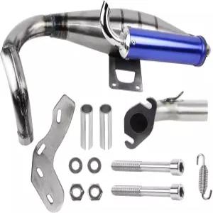 혼다 DIO50 AF18 AF24 AF27 AF28 AF30 Dio 배기 시스템 머플러 파이프 엘리트 심 50 (Dio SA50 SR50 SK50