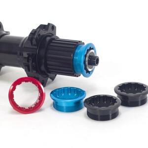 자전거 MS 12 단 프리휠 잠금 커버 허브 바디, 시마노 M6100 8100 카세트 링, 액세서리