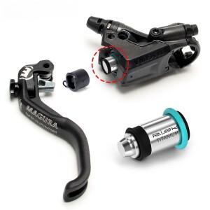 마구라 MT2 MT4 MT5 MT6 MT7 MT8 HC3 자전거 디스크 브레이크용 티타늄 합금 레버 피스톤 고무 씰 링 수리