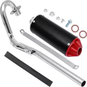 HAUERTZX 28mm 배기 머플러 소음기 파이프 어셈블리 CRF50 CRF70 XR50 50cc 90cc 110cc 125cc 타오타오