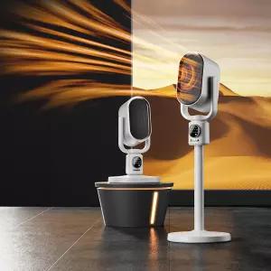 온도 조절기가 있는 Greheywos 1500W 스마트 공간 히터 120° 진동 및 기울기 조정 리모컨 타이머 안전