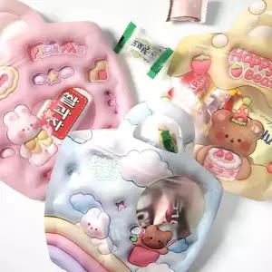 [덕플러스]미니 핸들 지퍼백(디자인랜덤) 10개입 (43893463)