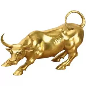 구리 황소 장식품 길이 황소장식품 재물 서재 풍수 거실