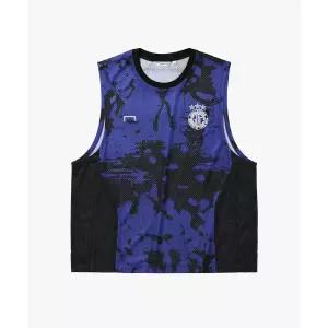 골스튜디오 GOALSTUDIO FC MESH KNIT ALLOVER SLEEVELESS-BLUE