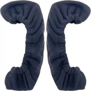 스 스케이트 블레이드 커버 하키 피겨 및 스케이트를 위한 두꺼운 가드 블랙