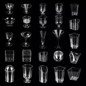 일회용 파르페 컵 용기 포장 상업용 테이크아웃 투명 커피숍 카페 디저트