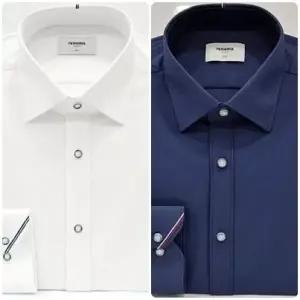 [레노마]슬림핏/구김성 적은 트리코트 긴소매 와이셔츠 RPSSL1502 WH,NY_US