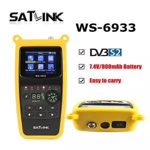 호환  DVB-S2 FTA CKU 밴드 디지털 위성 2.1인치 LCD 디스플레이 WS6933 Satlink WS-6933