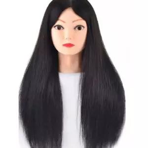통가발 연습 모델 염색 미용실습 머리 커트 헤어