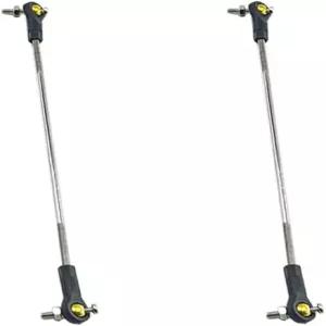 그라실리아 2PCS RC 토이 푸시로드 조절 가능 타이로드 볼 헤드 조인트 서보 링크 로드 비행기 헬리콥터 카